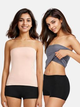 Adira - Multi-Colour Tube Tank Top (Pack Of 2)