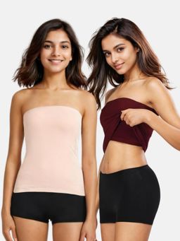 Adira - Multi-Colour Tube Tank Top (Pack Of 2)