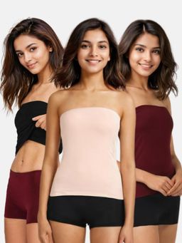 Adira - Multi-Colour Tube Tank Top (Pack Of 3)