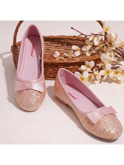 toothless - Girls Pink Round Toe Ballerinas