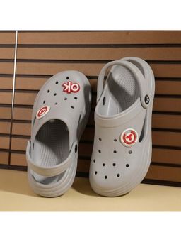 toothless - Kids Unisex Grey Clogs