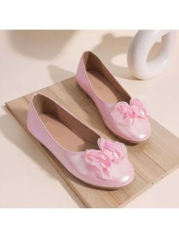 toothless - Kids Girls Pink Slip On Ballerinas