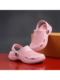 toothless - Girls Pink EVA Premium Soft Fit Washable Easy to Wear Casual Clogs