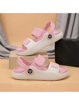 toothless - Girls Pink EVA Lightweight Open-Toe Slip on Casual Sandals