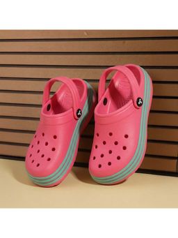 toothless - Girls Eva Fuchsia Pink Clogs