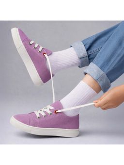toothless - Purple Canvas Unisex Sneakers