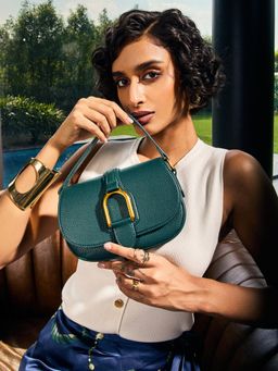 Kazo - Green Cairo Sling Bag With Detachable Strap (S)