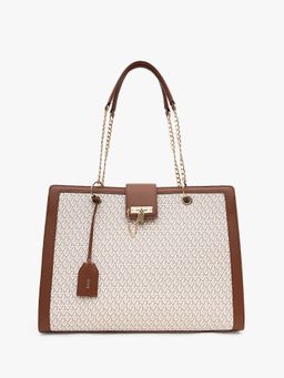 Kazo - Off White Sia Signature Tote Bag (L)