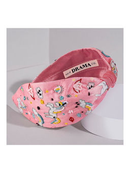 Hair Drama Co. - Unicorn Knotted Hair Band - Pink