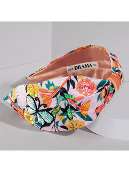 Hair Drama Co. - Pink Bahamas Knotted Hair Band