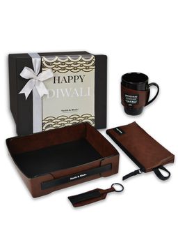 Smith & Blake - Happy Diwali Workspace Wonders Gift Set Brown