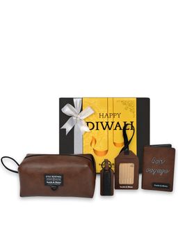 Smith & Blake - Happy Diwali Travels Gift Set Brown