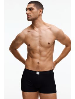H&M - Men Brown 3-Pack Ribbed Short Trunks