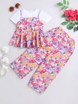 Taffy - Floral Printed Co-ord - Multi-Color (Set of 3)