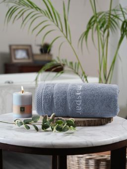 Maspar - Blue Super Soft Absorbent Anti-Bacterial & Lint-Free Bath Towel