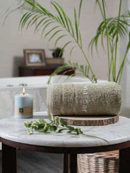 Maspar - Grey Super Soft Absorbent Anti-Bacterial & Lint-Free Bath Towel