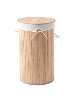Mush - Bamboo Laundry Basket for Clothes with Lid