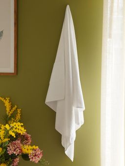 Pure Home + Living - White Sheared Bath Towel