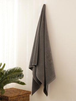 Pure Home + Living - Dark Grey Sheared Bath Towel