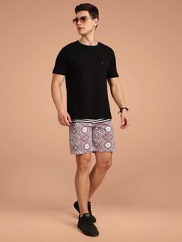 BULLMER - Men Pink Printed Co-Ord (Set of 2)