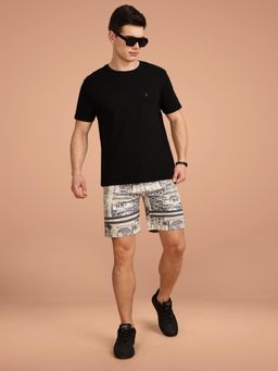 BULLMER - Men Beige Printed Co-Ord (Set of 2)