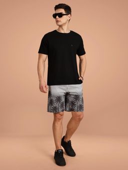 BULLMER - Men Black Printed Co-Ord (Set of 2)