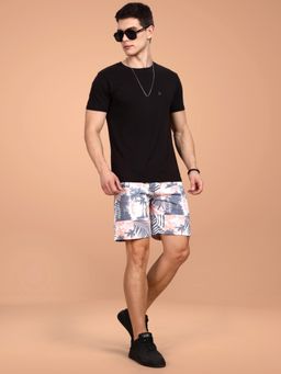 BULLMER - Men Peach Printed Co-Ord (Set of 2)