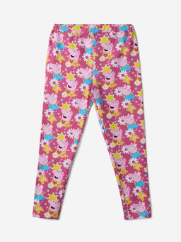 The Souled Store - Official Peppa Pig: Pinky Pig Girls Leggings