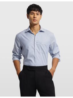 Arrow - Men's Auto press Liberty Classic Fit Shirt-Blue