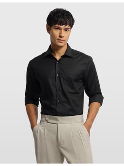 Arrow - Men's Auto press Flax Liberty Classic Fit Shirt-Black