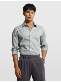 Arrow - Men's Originals Manhattan Slim Fit Shirt-Green