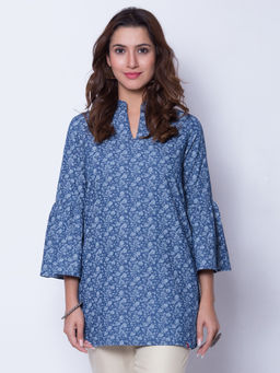 Biba - Blue Printed Tunic