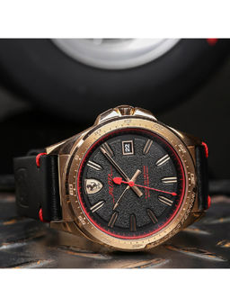 Scuderia Ferrari - Black Dial Round Analog Watch-0830462
