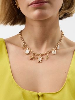 Accessorize London - Women's Multi Charms Necklace