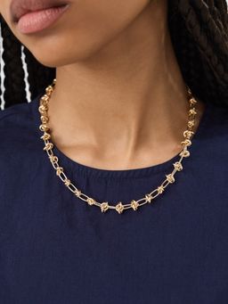 Accessorize London - Women's Knot Chain Necklace