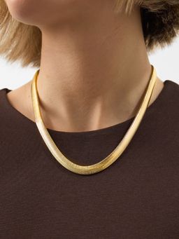 Accessorize London - Women's Chunky Snake Chain Necklace