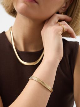 Accessorize London - Women's Chunky Snake Chain Bracelet