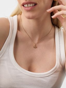 Accessorize London - Women's Anchor Pendant Necklace