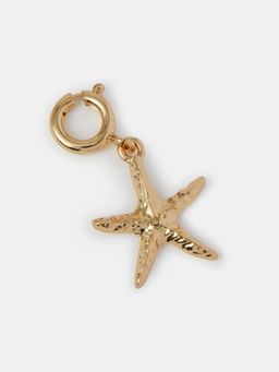 Accessorize London - Women's Gold Starfish Jewellery Charm