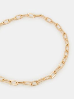 Accessorize London - Women's Link Chain Gold Necklace