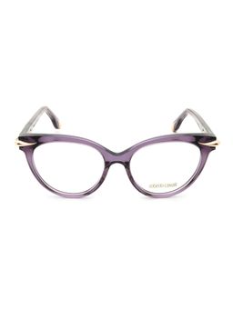 Roberto Cavalli - Eyewear For Women Transparent Violet-Light Gold Frame Eyeglasses