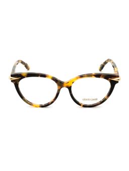 Roberto Cavalli - Eyewear For Women Brown Demi-Light Gold Frame Eyeglasses