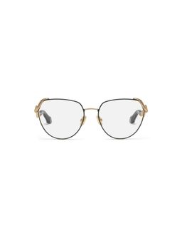 Roberto Cavalli - Eyewear For Women Rose Gold-Black Metal Frame Eyeglasses