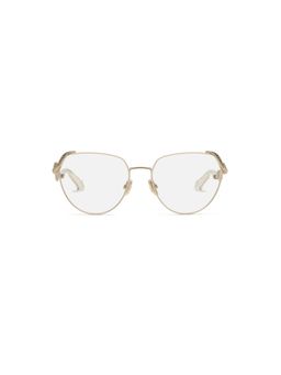 Roberto Cavalli - Eyewear For Women Light Gold-Light Beige Metal Frame Eyeglasses
