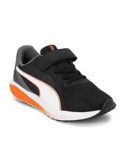 Puma - Twitch Runner Twist Pre School Kids Black Casual Shoes