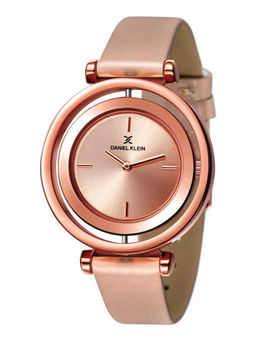 Daniel Klein - Rose Gold Premium Round Dial Analog Watch For Women - DK11430 - 4