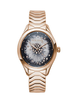 Elie Saab - ESME002F Mystere D'Elie Fleur Swiss Made Diamond Black Oval Dial Watch for Women