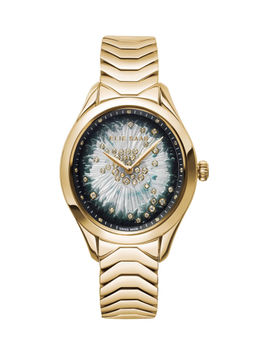 Elie Saab - ESME003F Mystere D'Elie Fleur Swiss Made Diamond Green Oval Dial Watch for Women