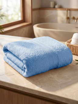 LANE LINEN - Colorado Luxury Cotton Blue Bath Towel