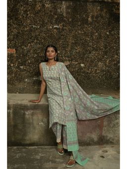 Shilpi Handicrafts - Ava Multi Cambric Kurta with Pant and Dupatta (Set of 3)